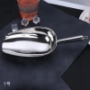 DF99784 1.2mm straight handle ice spatula, non-magnetic stainless steel thickened ice spatula, mostly used for tea, grains, mixed grains, milk tea, ice spatula DF TRADING HOUSE Specification image